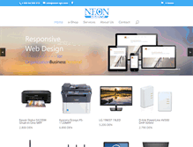 Tablet Screenshot of neon-sys.com